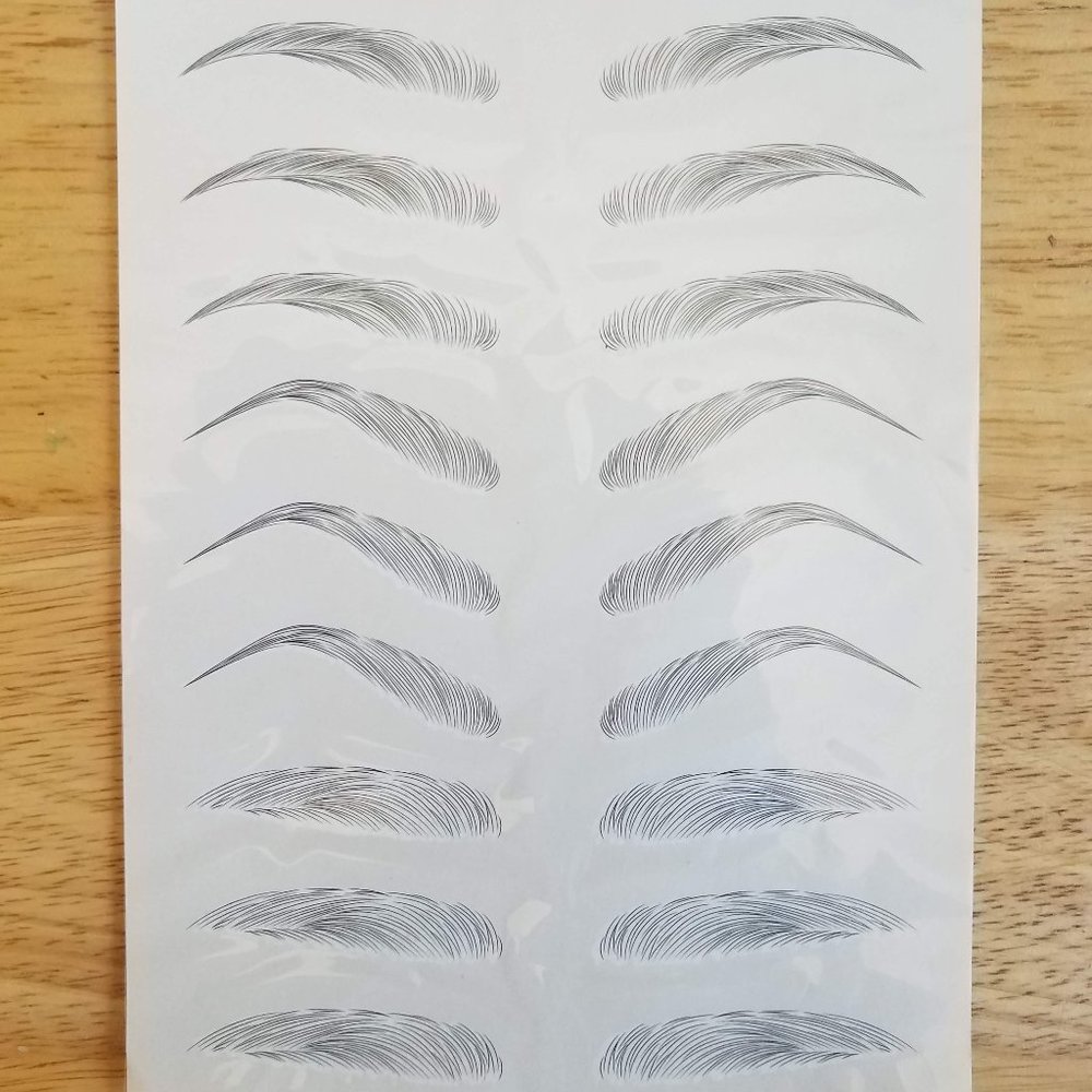 Unisex 6D Waterproof Eyebrow Tattoo Stickers